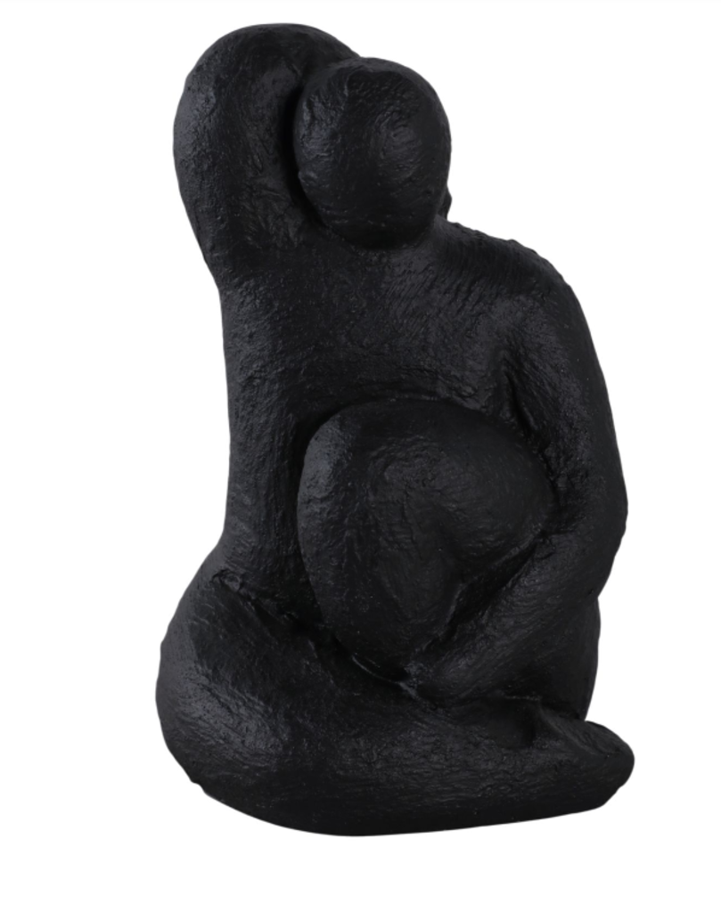 Figura Posando con Brazo Levantado 25cm, Negro