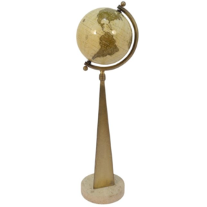 Globo Terráqueo Rouen Oversized 76cm, Bronce