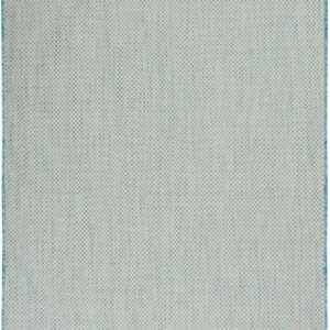 Alfombra Aura Coastal Marfil/Aqua 2.44 x 3.05 m