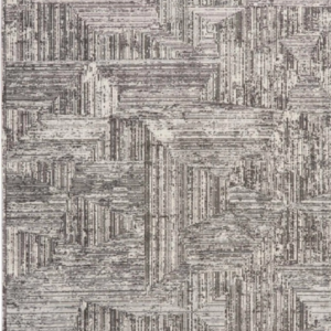 Alfombra Contraste Elegance Crema/Negro 2.74 x 3.66 m