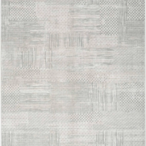 Alfombra Silver Glow Gris Plata 2.39 x 3.00 m