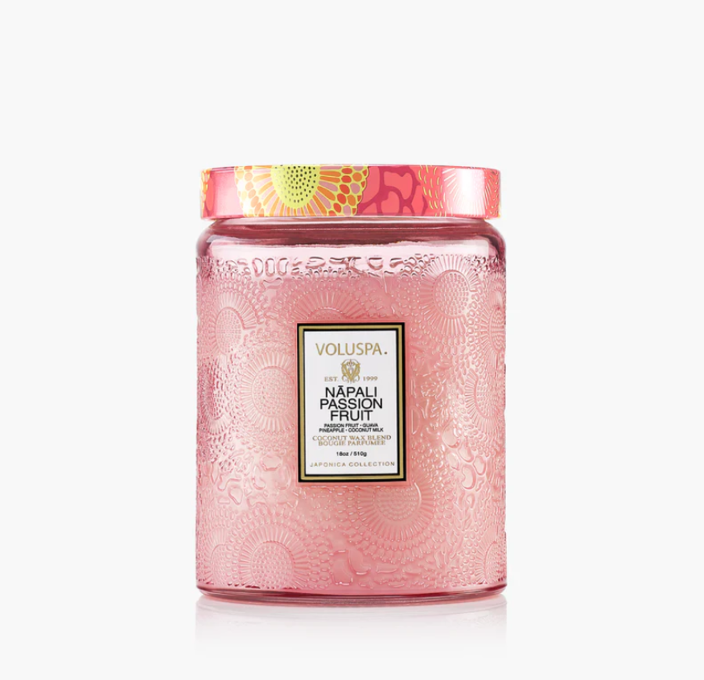 Vela Large Jar 18 oz Napali Passion Fruit