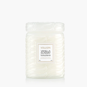 Vela Large Jar 18 oz Vanilla Sunday
