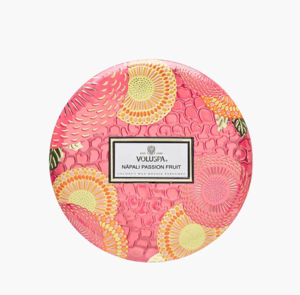 Vela Lata 3 Mechas N?pali Passion Fruit