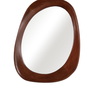 Espejo de Madera Forma Orgánica Mediano, Natural