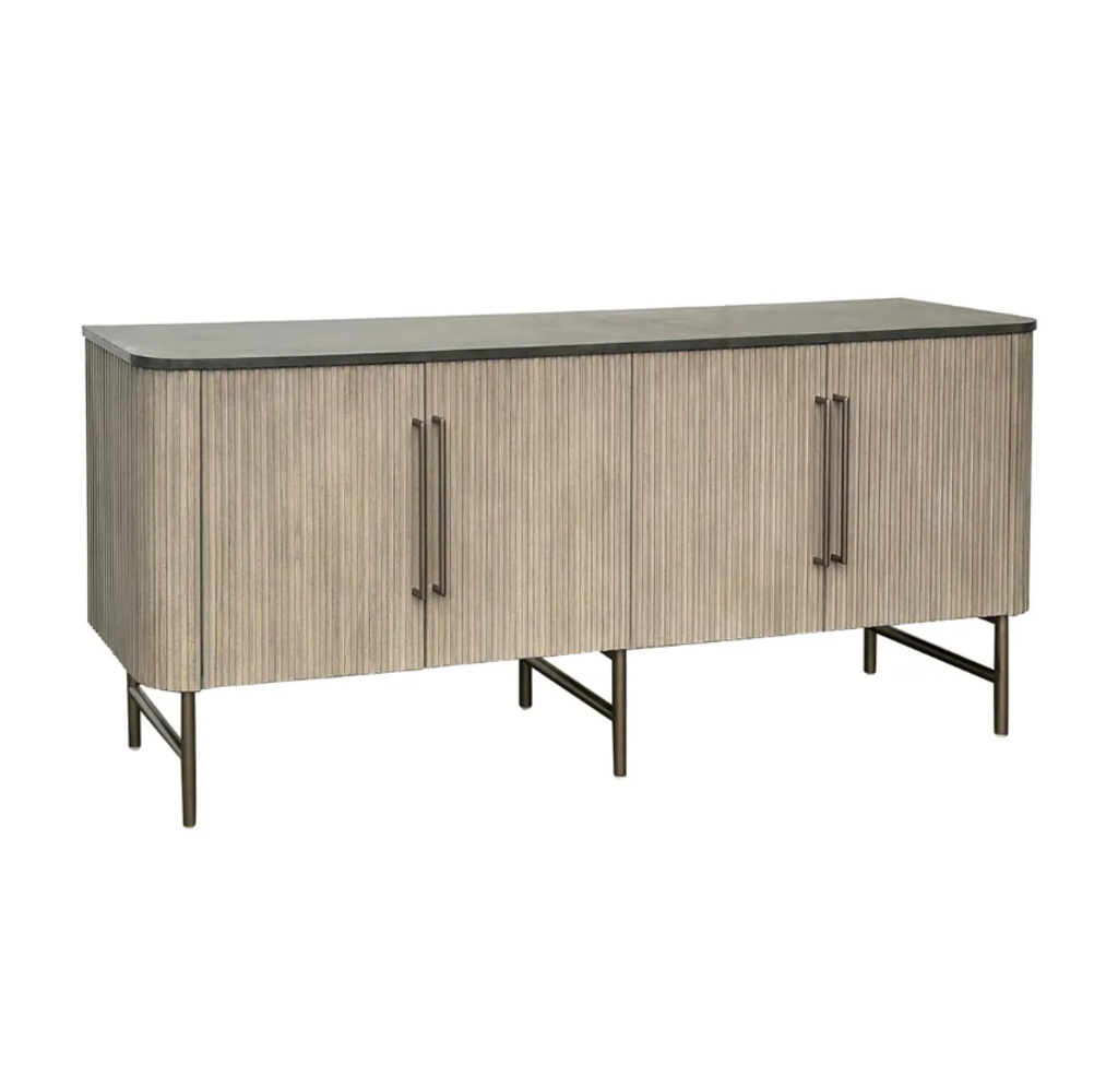 Mesa de comedor Exterior Tahoe Rectangular Color Gris Charcoal - Koncepto