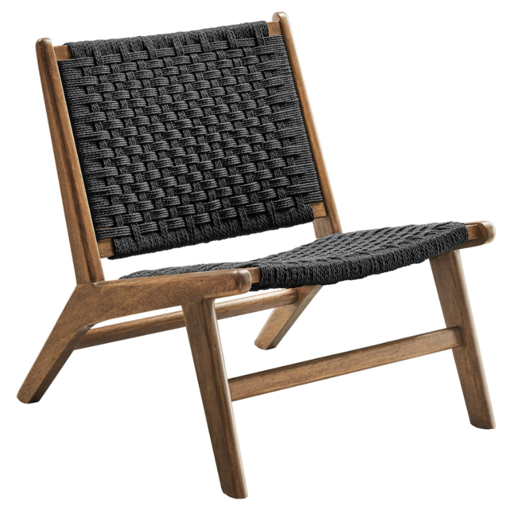 Silla Estructura de Madera Color Negro
