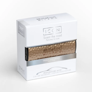 Ambientador de Auto Icon Metal Shades - Vainilla y Madera