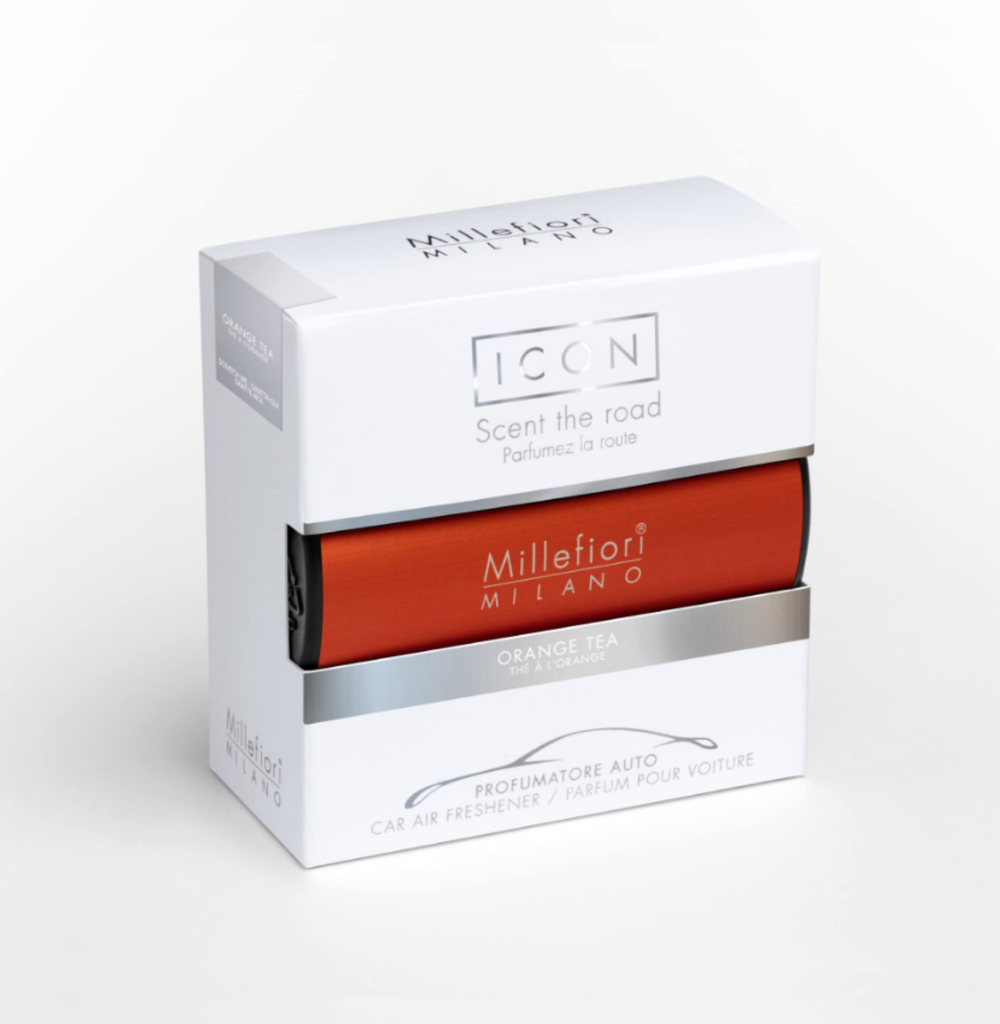Ambientador de Auto Icon Classic Naranja – Lima y Vetiver