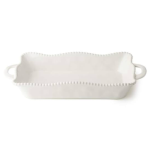 Fuente Rectangular para Horno Perlette Cream, Large