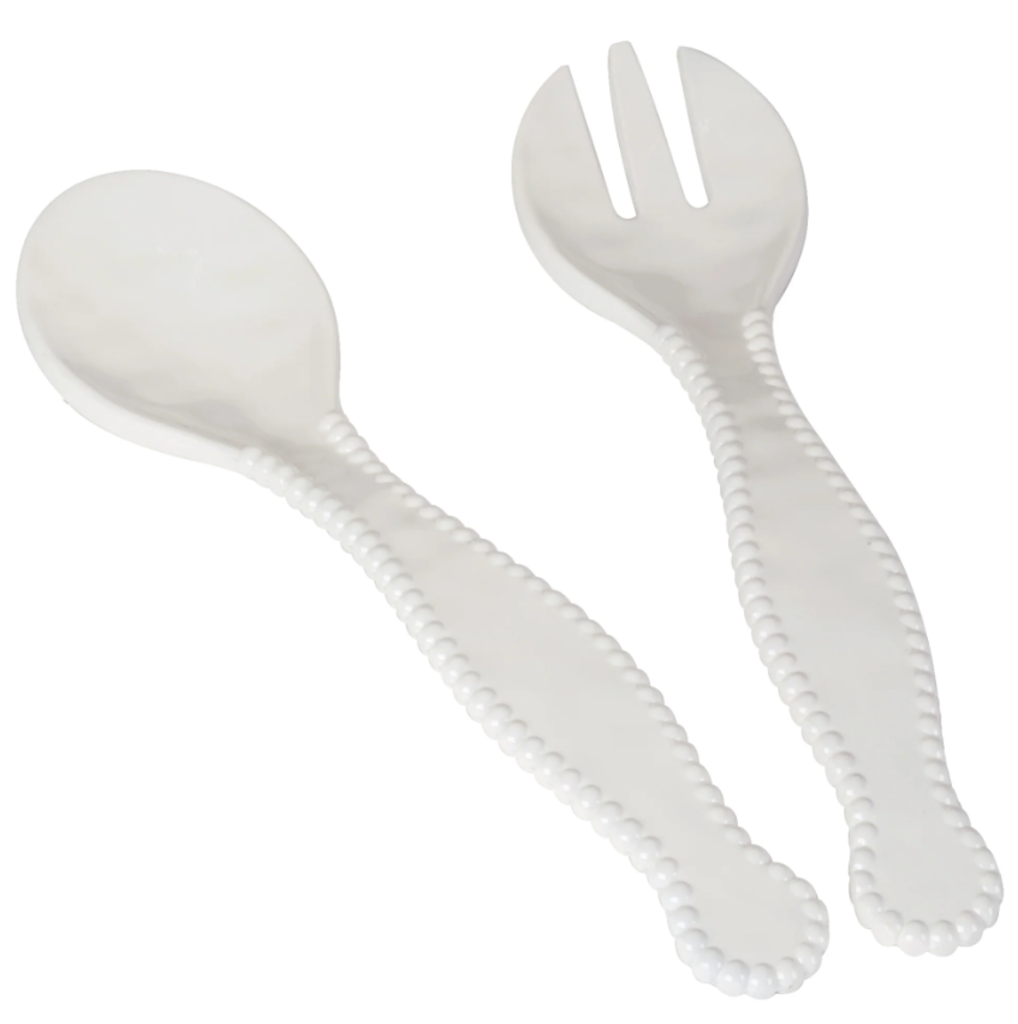 Set de 2 Cubiertos para Ensalada Perlette Cream