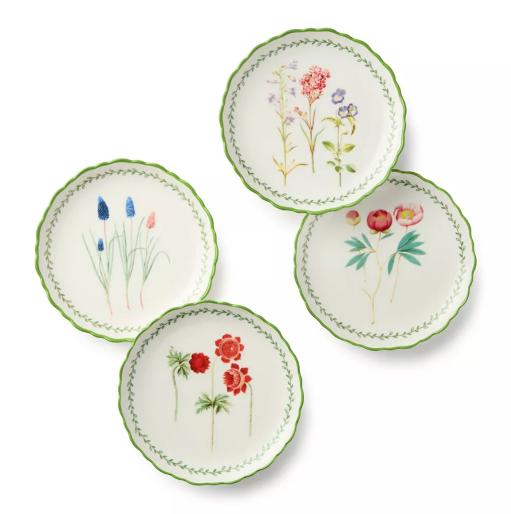 Set de  4 Platos para Canape Mirabella