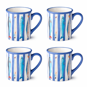 Set de 4 Tazas Something Fishy (14 oz)