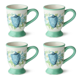 Set de 4 Tazas Sea Glass