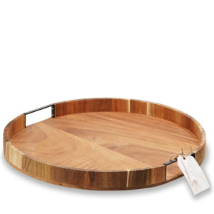 Bandeja Giratoria Lazy Susan de Acacia
