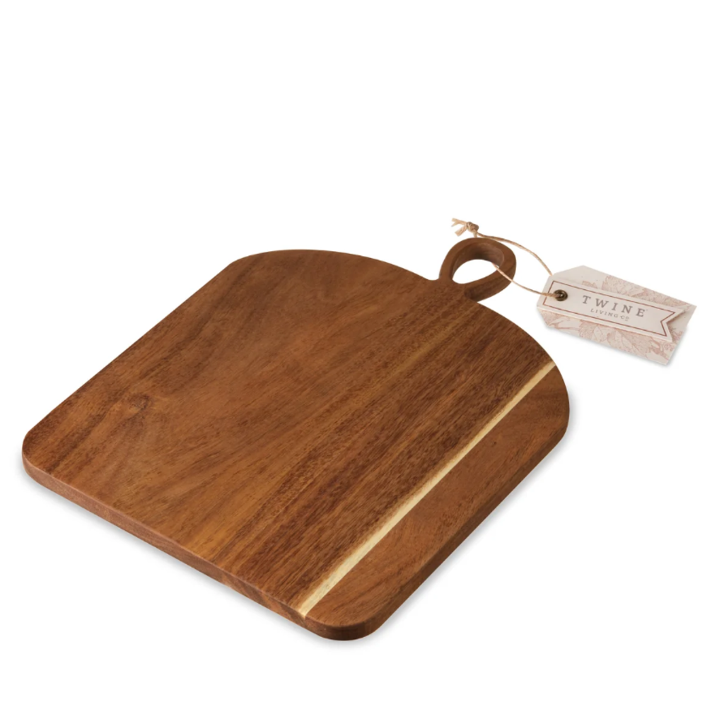 Tabla de Servir de Acacia con Asa, Grande