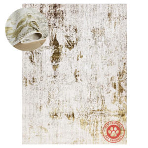 Alfombra Eclectic Luxe Gold de Estilo Abstracto, 2.39 x 3.30 m