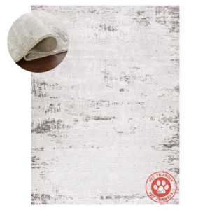 Alfombra Kemer Gray Estilo Abstracto, 2.39 x 3.30 m