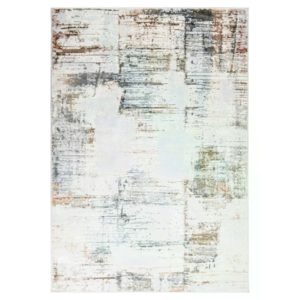 Alfombra Salim Ivory Brown, Estilo Abstracto en Tonos Tierra, 1.60 x 2.29 m