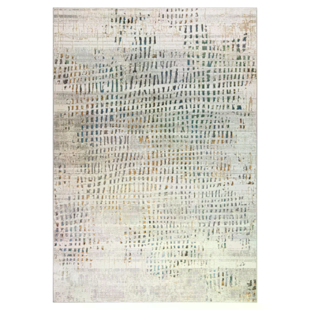 Alfombra Zaria Gray Beige de Textura Tejida, 2.01 x 2.90 m