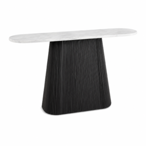 Mesa de Centro Ovalada Lydney, Negro