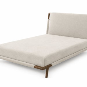 Cama Queen Didcot Tapizada, Beige
