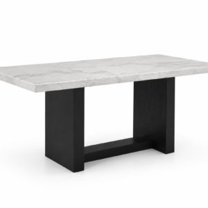 Mesa de Comedor Kian con Cubierta de Mármol Natural