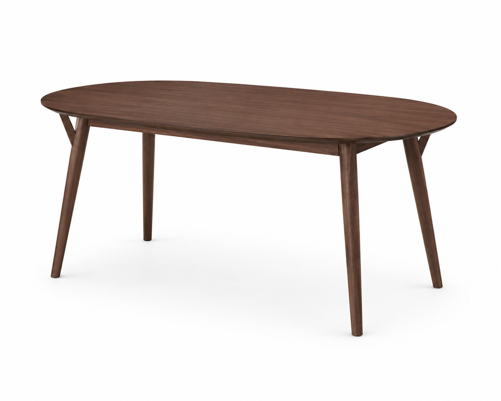 Mesa de Comedor Uzwil, Nogal