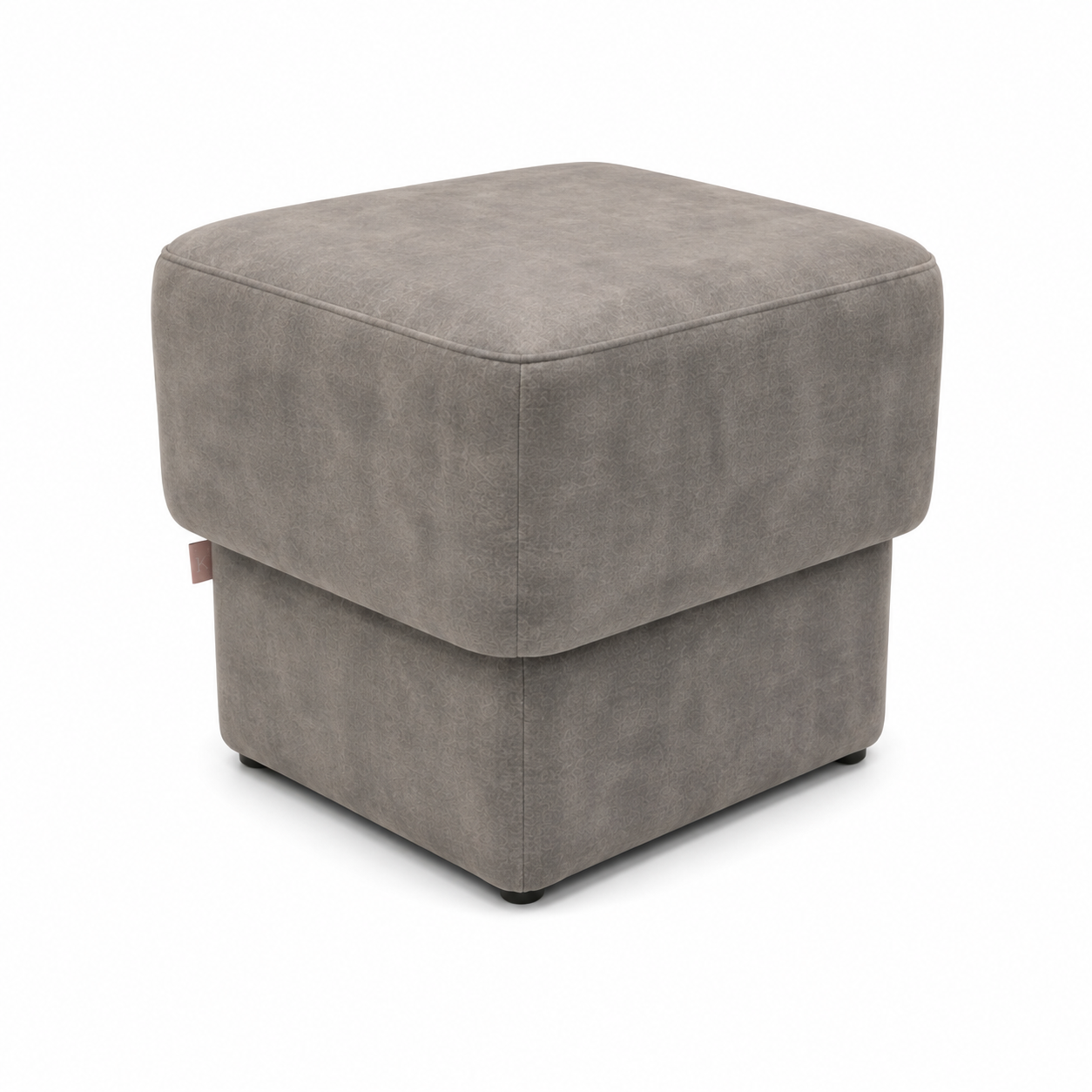 Ottoman Cuadrado Tapizado, Ash