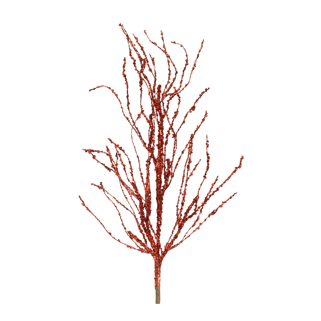 Rama Decorativa de Ramitas, Rojo, 89 cm