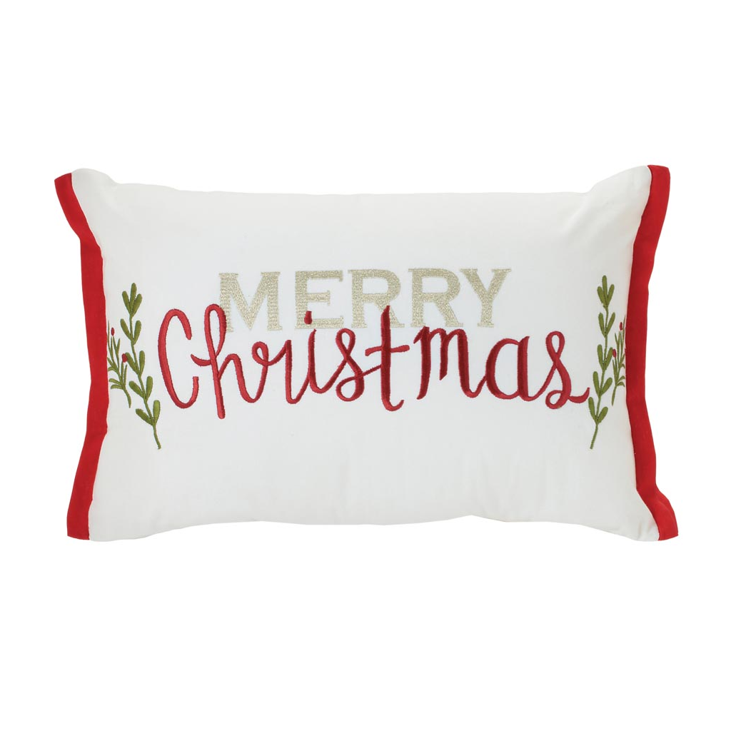 Cojín Merry Christmas de Algodón, 47 x 29 cm