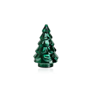 Árbol Navideño de Vidrio Pequeño, Verde, 27 cm