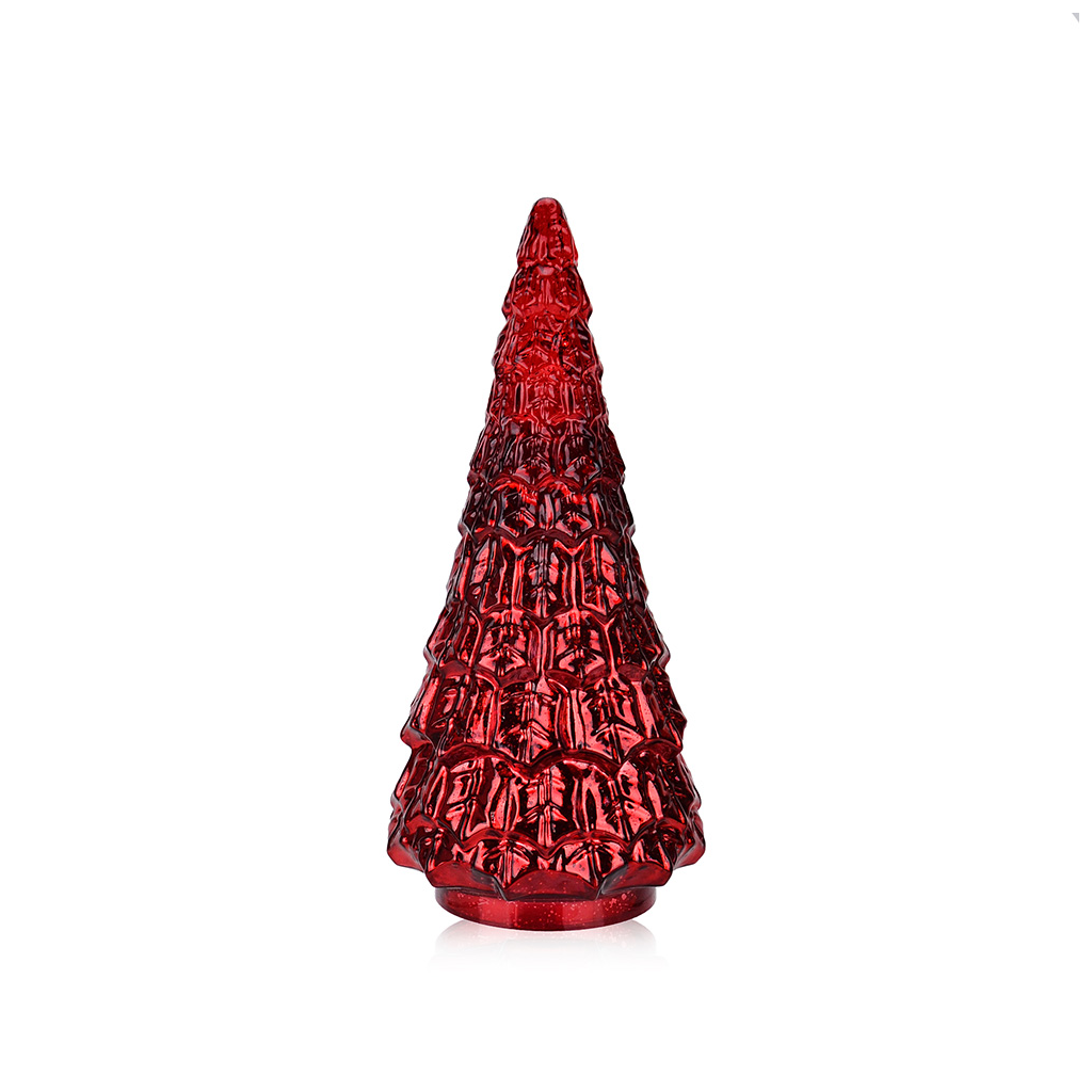Árbol Navideño Decorativo, Rojo, 38 cm
